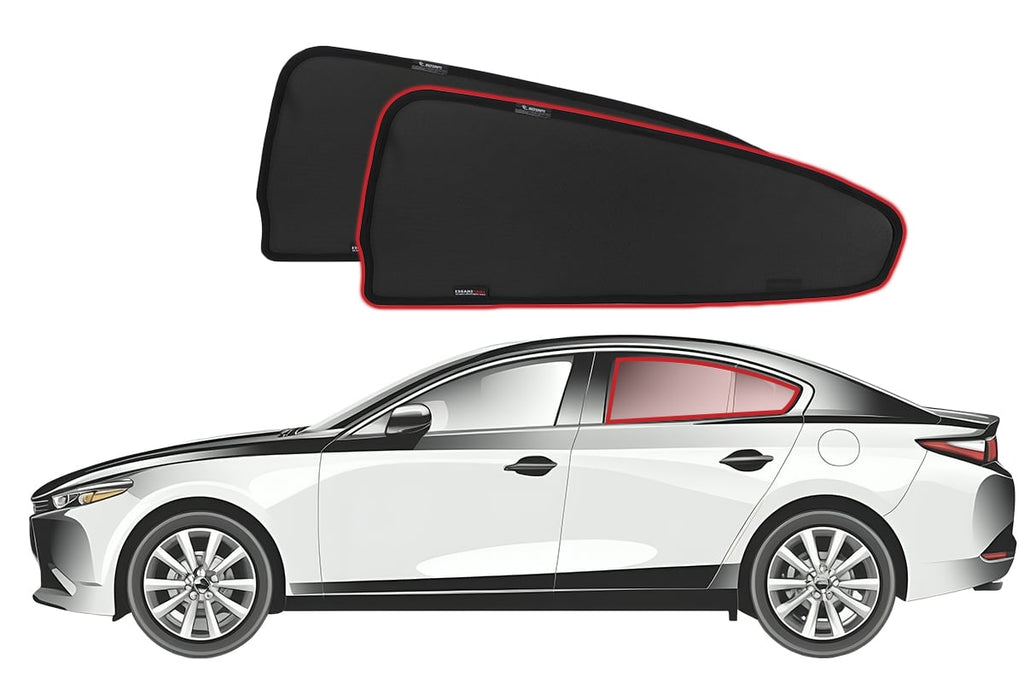 MAZDA 3 HATCHBACK/SEDAN 3RD GENERATION CAR REAR WINDOW SHADES (BM- BN; 2013-2018)