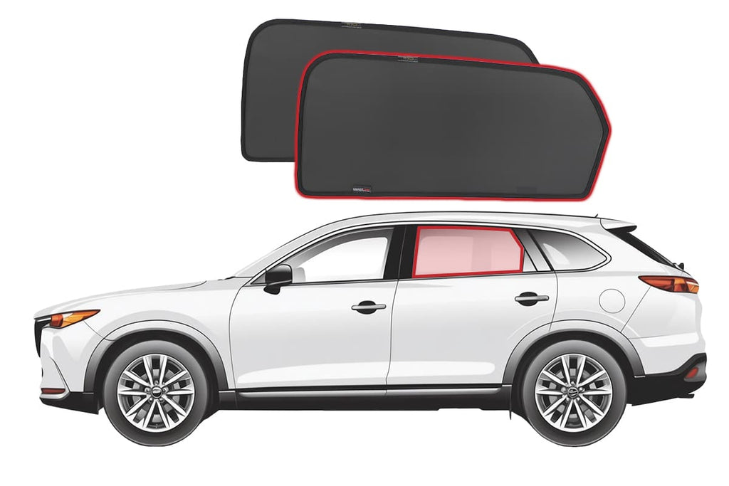 MAZDA CX-9 2ND GENERATION CAR REAR WINDOW SHADES (TC; 2016-ON)