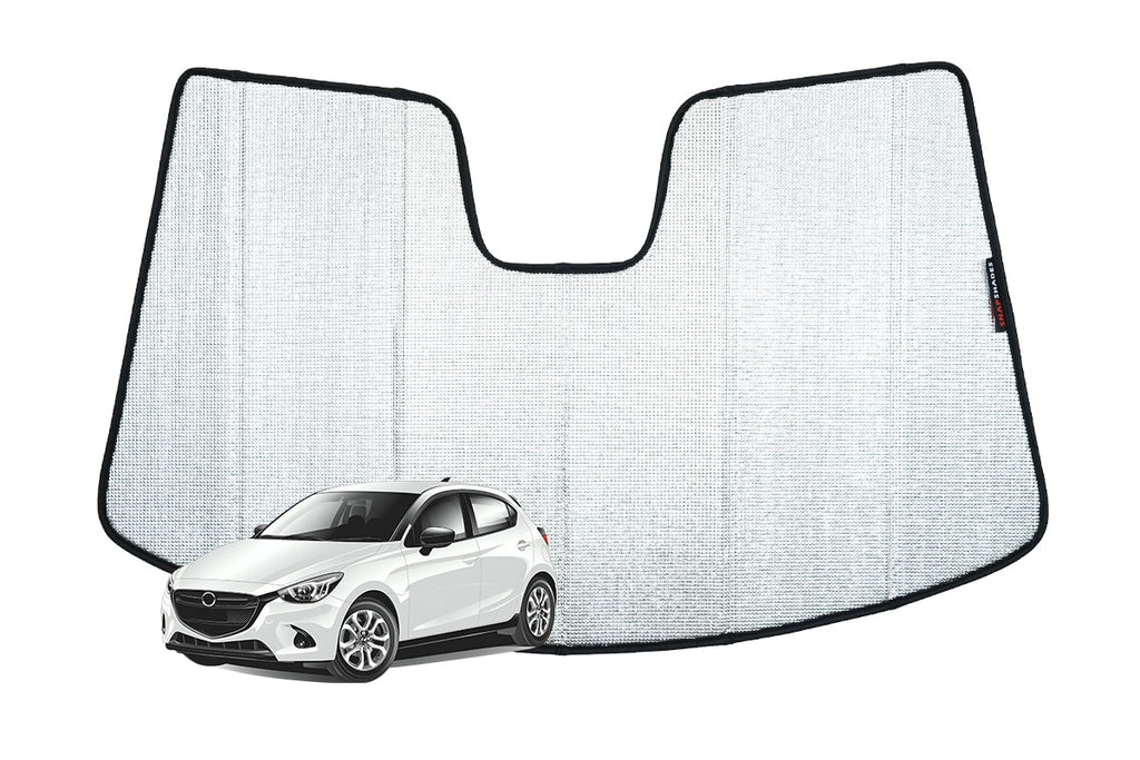 MAZDA 2/DEMIO SEDAN/HATCHBACK 3RD GENERATION FRONT WINDSCREEN SUN SHADE (DJ/DL; 2014-ON)