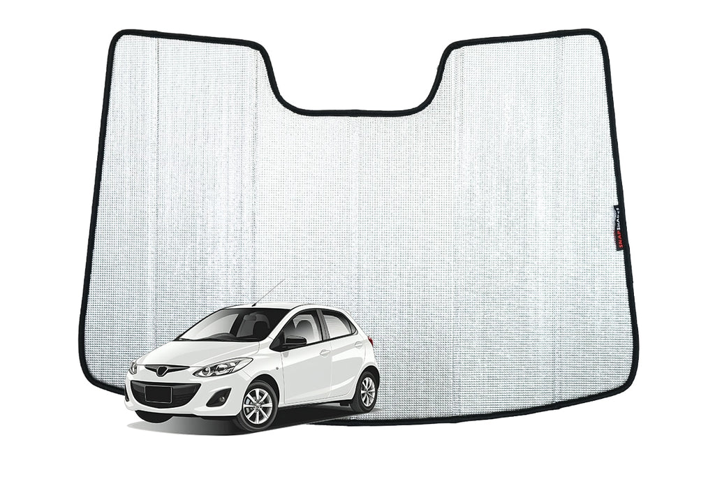 MAZDA 2/DEMIO HATCHBACK 2ND GENERATION FRONT WINDSCREEN SUN SHADE (DE; 2007-2014)