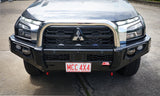 MCC FALCON STAINLESS LOOP BULLBAR WITH FOG LIGHTS FOR MITSUBISHI TRITON 24-ON