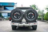 MCC REAR WHEEL CARRIER BAR WITH DUAL REAR WHEEL HOLDERS FOR TOYOTA FORTUNER 21-ON