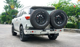 MCC REAR WHEEL CARRIER BAR WITH DUAL REAR WHEEL HOLDERS FOR TOYOTA FORTUNER 21-ON