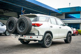 MCC REAR WHEEL CARRIER BAR WITH DUAL REAR WHEEL HOLDERS FOR TOYOTA FORTUNER 21-ON