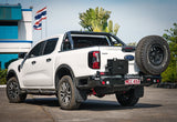 MCC REAR WHEEL CARRIER BAR WITH SINGLE JERRY CAN HOLDER FOR FORD RANGER 22-ON