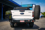 MCC REAR WHEEL CARRIER BAR WITH DUAL JERRY CAN HOLDERS FOR FORD RANGER 22-ON