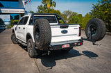 MCC REAR WHEEL CARRIER BAR WITH DUAL REAR WHEEL HOLDERS FOR FORD RANGER 22-ON