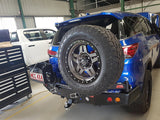 MCC REAR WHEEL CARRIER BAR WITH SINGLE JERRY CAN HOLDER FOR TOYOTA FORTUNER 15-ON