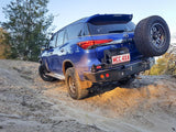 MCC REAR WHEEL CARRIER BAR WITH SINGLE JERRY CAN HOLDER FOR TOYOTA FORTUNER 15-ON