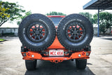 MCC REAR WHEEL CARRIER BAR WITH DUAL REAR WHEEL HOLDERS FOR ISUZU DMAX 20-ON