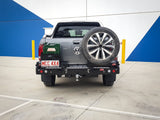 MCC REAR WHEEL CARRIER BAR WITH SINGLE JERRY CAN HOLDER FOR VOLKSWAGEN AMAROK 11-ON