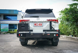 MCC REAR WHEEL CARRIER BAR WITH SINGLE JERRY CAN HOLDER FOR TOYOTA FORTUNER 21-ON