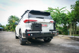 MCC REAR WHEEL CARRIER BAR WITH SINGLE JERRY CAN HOLDER FOR TOYOTA FORTUNER 21-ON
