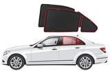 MERCEDES-BENZ C-CLASS SEDAN 3RD GENERATION CAR REAR WINDOW SHADES (W204; 2007-2014)