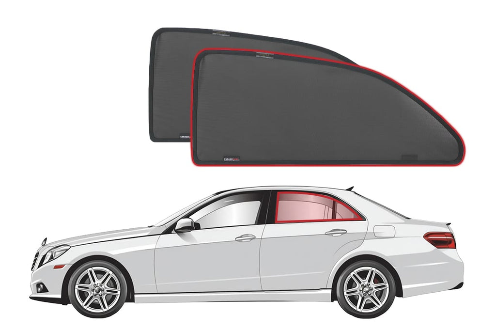 MERCEDES-BENZ E-CLASS SEDAN 4TH GENERATION CAR REAR WINDOW SHADES (W212; 2009-2016)