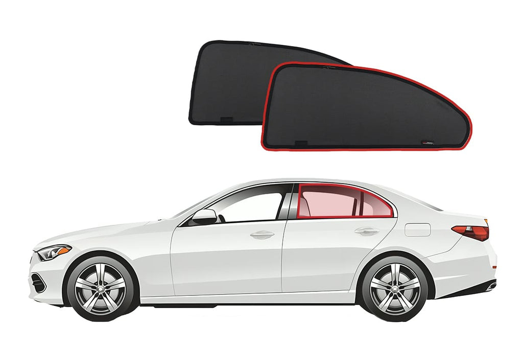 MERCEDES-BENZ C-CLASS SEDAN 5TH GENERATION CAR REAR WINDOW SHADES (W206; 2021-ON)