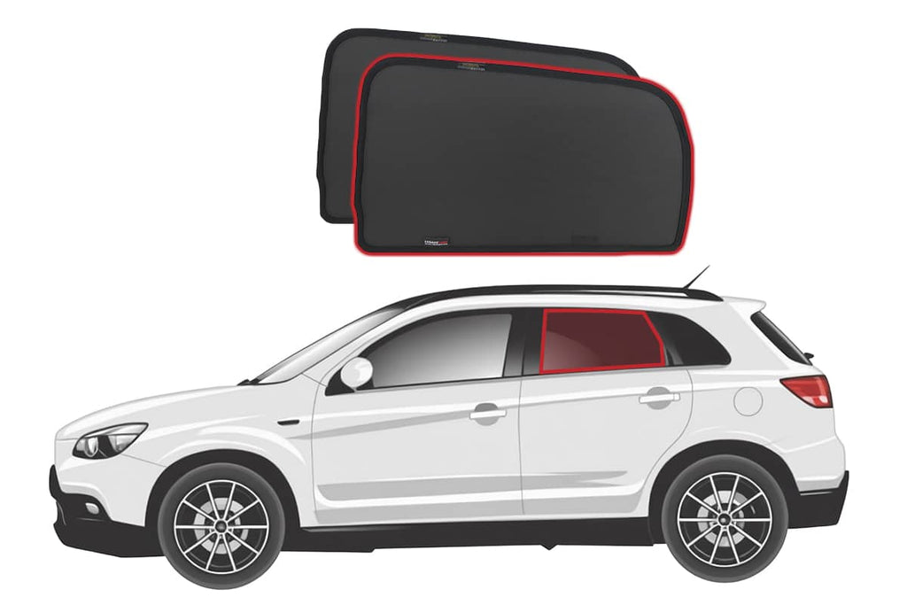 MITSUBISHI ASX 1ST GENERATION/OUTLANDER SPORT 3RD GENERATION | CITROEN C4 AIRCROSS | PEUGEOT 4008 CAR REAR WINDOW SHADES (2010-ON)
