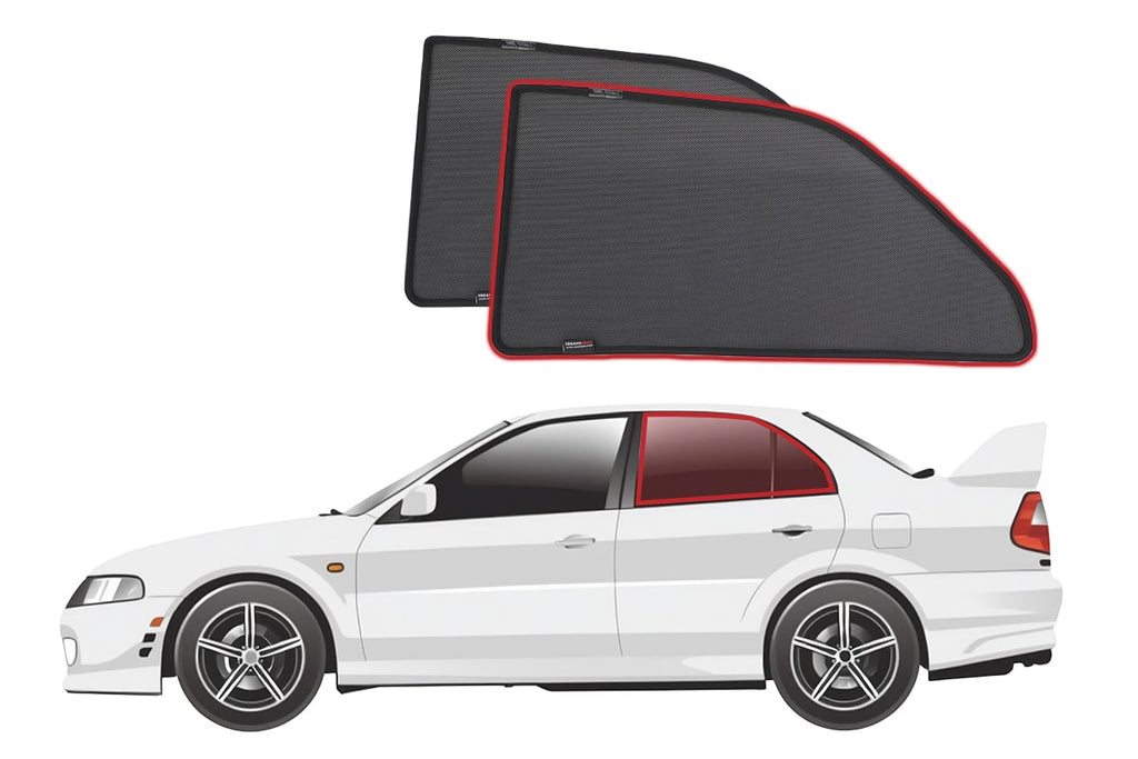 MITSUBISHI LANCER/LANCER EVOLUTION/CEDIA/VIRAGE SEDAN 8TH GENERATION CAR REAR WINDOW SHADES (2000-2007)