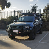 MCC BLACK SIDESTEP/RAIL KIT TO FIT 50MM BULLBAR FOR MITSUBISHI TRITON 06-15
