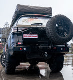MCC REAR WHEEL CARRIER BAR WITH SINGLE JERRY CAN HOLDER FOR ISUZU MUX 21-ON