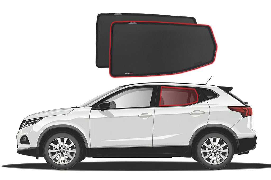 NISSAN QASHQAI/ROGUE SPORT 2ND GENERATION CAR REAR WINDOW SHADES (J11; 2013-2022)