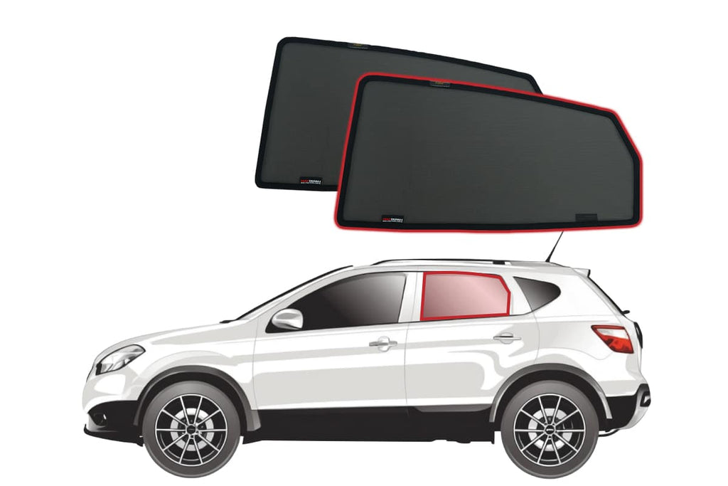 NISSAN PULSAR/SYLPHY/SENTRA SEDAN CAR REAR WINDOW SHADES (B17; 2013-2017)