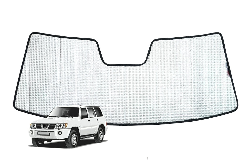 NISSAN PATROL 5TH GENERATION FRONT WINDSCREEN SUN SHADE (Y61; 1997-2016)