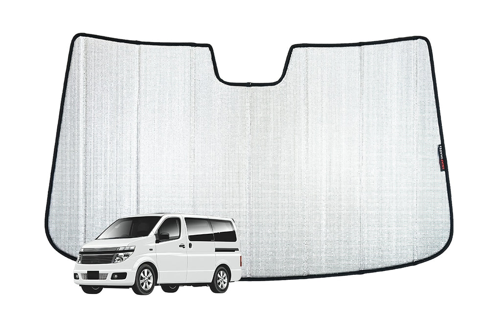 NISSAN ELGRAND 2ND GENERATION FRONT WINDSCREEN SUN SHADE (E51; 2002-2010)