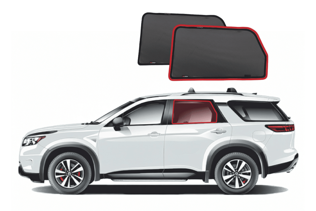 NISSAN PATHFINDER 5TH GENERATION CAR REAR WINDOW SHADES (R53; 2022-ON)