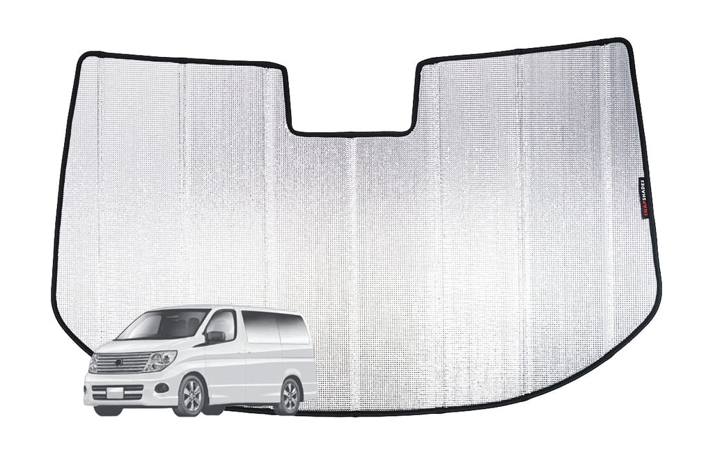 NISSAN ELGRAND/QUEST 3RD GENERATION FRONT WINDSCREEN SUN SHADE (E52; 2010-ON)