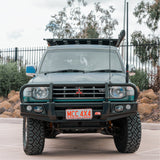 MCC FALCON A-FRAME BULLBAR WITH FOG LIGHTS FOR MITSUBISHI PAJERO 91-99