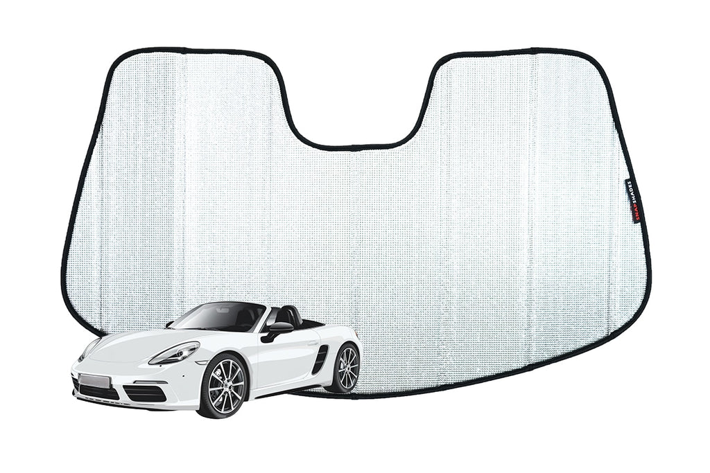 PORSCHE CAYMAN/BOXSTER 4TH GENERATION FRONT WINDSCREEN SUN SHADE (982- 718; 2016-ON)