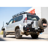 MCC REAR WHEEL CARRIER BAR WITH DUAL REAR WHEEL HOLDERS FOR TOYOTA PRADO 02-09