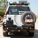 MCC REAR WHEEL CARRIER BAR WITH DUAL REAR WHEEL HOLDERS FOR TOYOTA PRADO 02-09