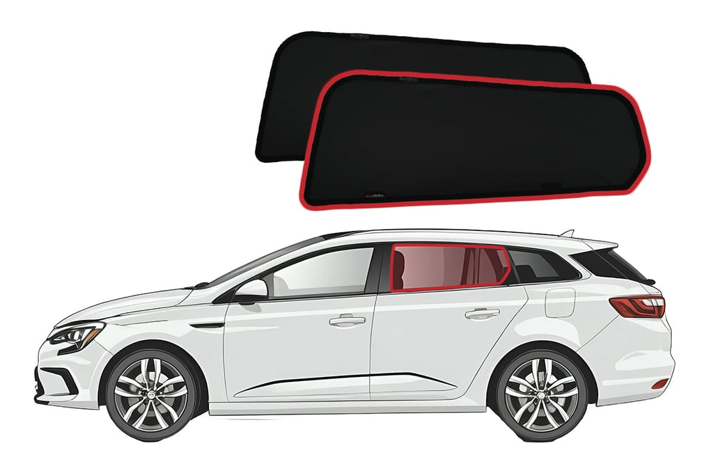 RENAULT MEGANE WAGON 4TH GENERATION CAR REAR WINDOW SHADES (2016-2023)