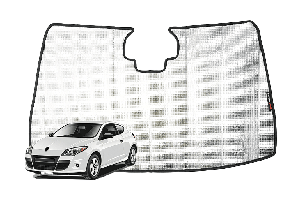 RENAULT MEGANE COUPE 3RD GENERATION FRONT WINDSCREEN SUN SHADE (X95; 2008-2016)