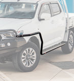 MCC CHROME INSERT SIDESTEP/RAIL KIT TO FIT 50MM BULLBAR FOR TOYOTA LANDCRUISER 24-ON