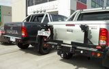 MCC REAR WHEEL CARRIER BAR WITH SINGLE JERRY CAN HOLDER FOR TOYOTA HILUX 05-15