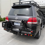 MCC REAR WHEEL CARRIER BAR WITH DUAL REAR WHEEL HOLDERS FOR TOYOTA LAND CRUISER 07-21