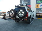 MCC REAR WHEEL CARRIER BAR WITH DUAL REAR WHEEL HOLDERS FOR NISSAN PATROL 05-12