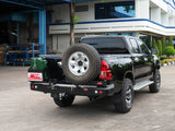 MCC REAR WHEEL CARRIER BAR WITH SINGLE JERRY CAN HOLDER FOR TOYOTA HILUX 15-ON