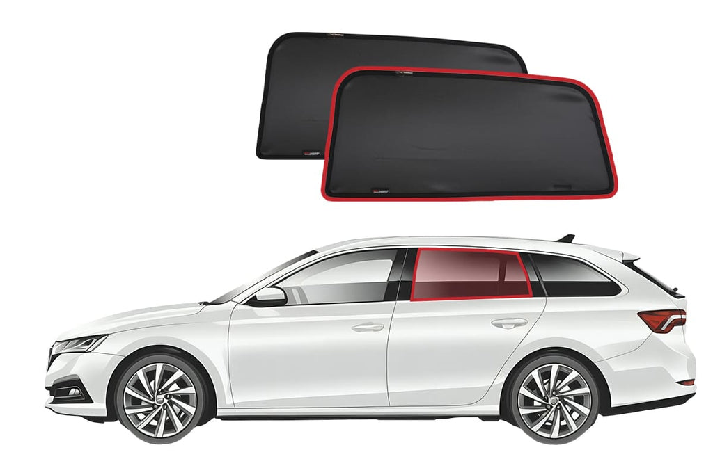 SKODA OCTAVIA WAGON 4TH GENERATION CAR REAR WINDOW SHADES (NX4; 2019-ON)