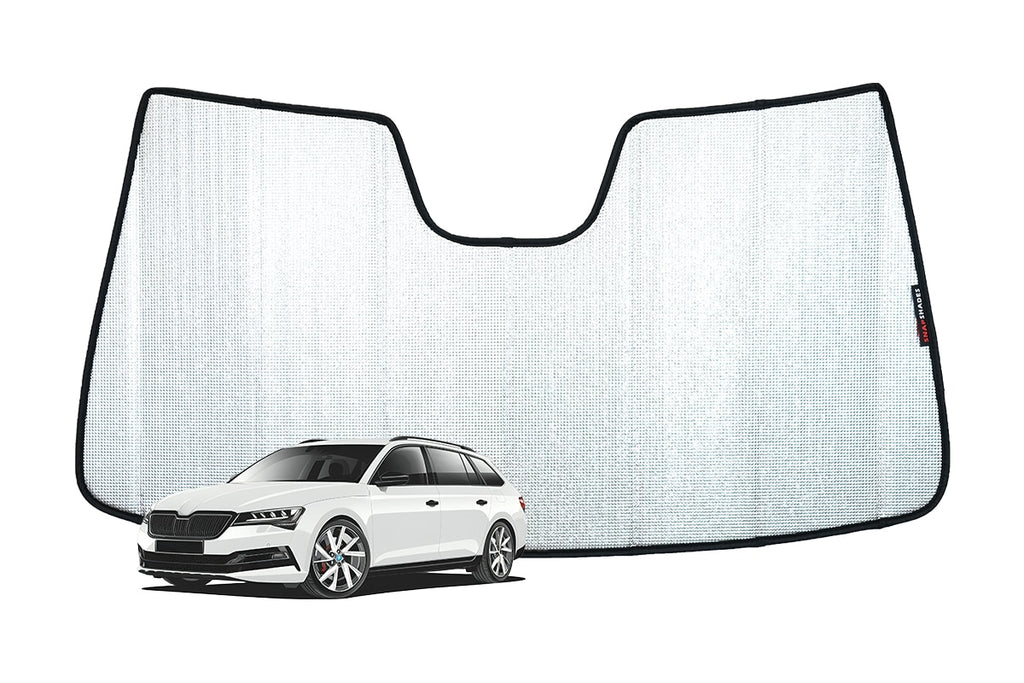 SKODA SUPERB WAGON/LIFTBACK/SEDAN 3RD GENERATION FRONT WINDSCREEN SUN SHADE (B8- TYP 3V; 2015-2024)