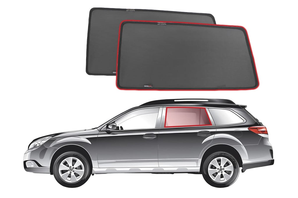 SUBARU OUTBACK 4TH GENERATION CAR REAR WINDOW SHADES (2009-2014)