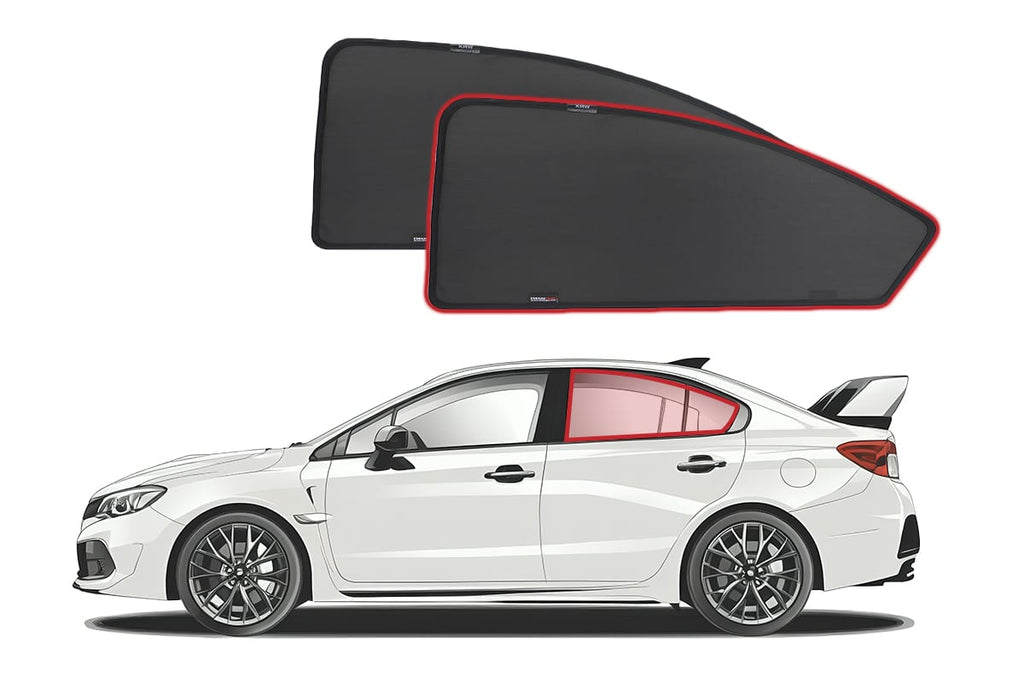 SUBARU WRX SEDAN 1ST GENERATION CAR REAR WINDOW SHADES (VA; 2014-2022)