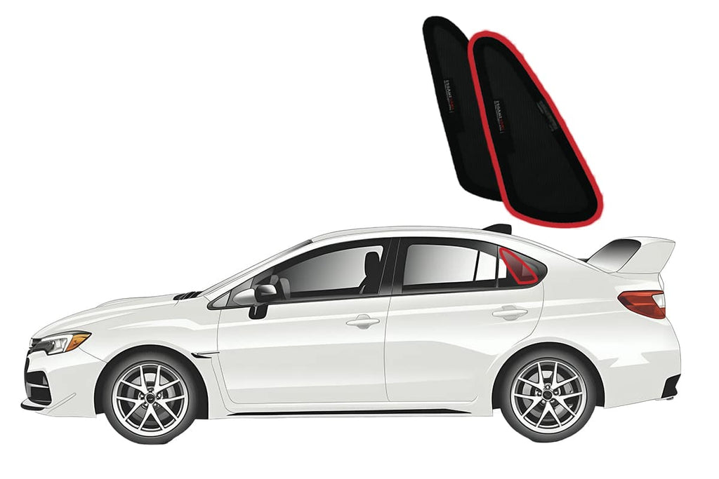 SUBARU IMPREZA SEDAN 3RD GENERATION PORT WINDOW SHADES (GE/GV; 2007-2014)