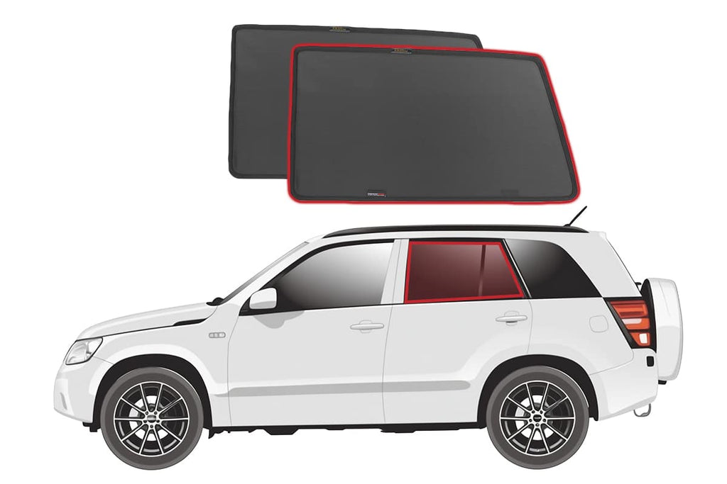 SUZUKI GRAND VITARA/VITARA/ESCUDO 3RD GENERATION CAR REAR WINDOW SHADES (JT; 2005-2019)