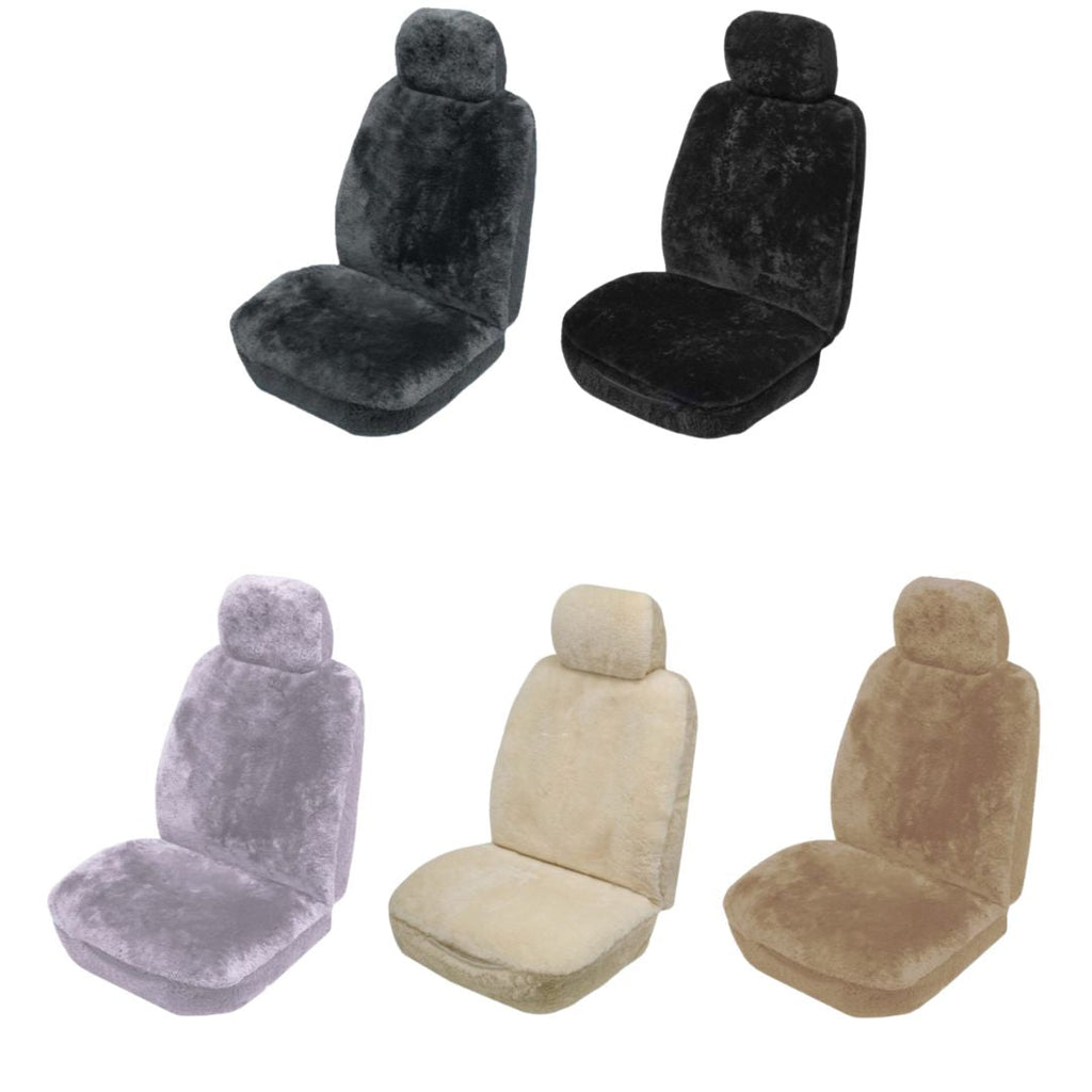 16mm SHEEPSKIN WOOL FLEECE CAR SEAT COVER FOR RANGE ROVER EVOQUE