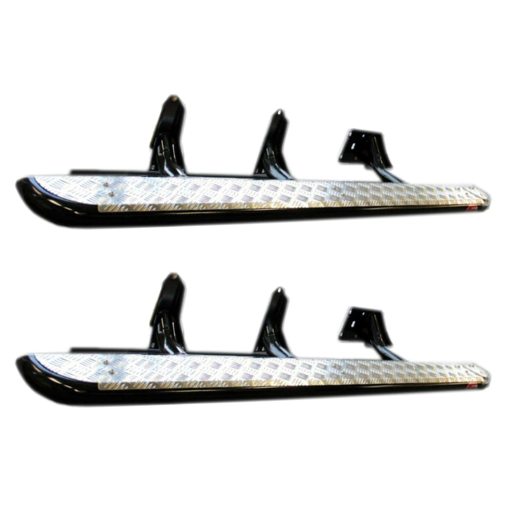 MCC CHROME INSERT SIDESTEP/RAIL KIT TO FIT 50MM BULLBAR FOR TOYOTA HILUX 97-04