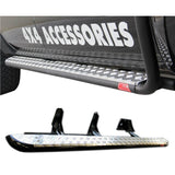 MCC BLACK SIDESTEP/RAIL KIT TO FIT 50MM BULLBAR FOR TOYOTA HILUX 97-04